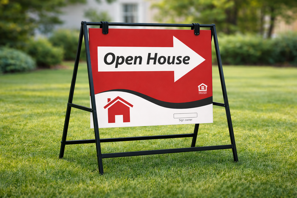 18x24 Open House- OHRS Frisco-PVC-Right w/ Arrow